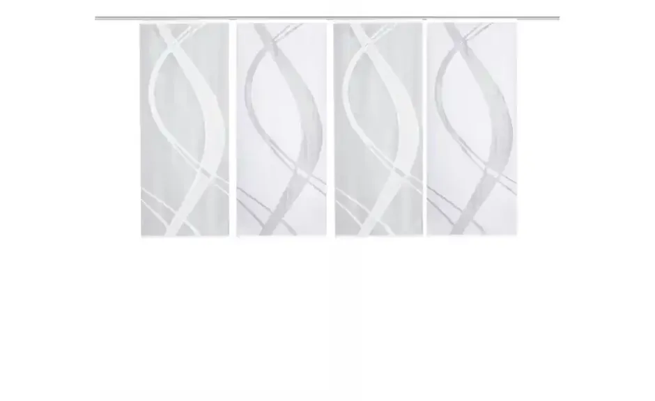 HOME Wohnideen Schiebevorhang Set 4tlg.