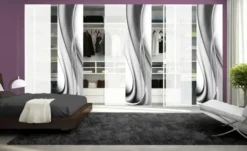 HOME Wohnideen Schiebevorhang Set 6tlg.