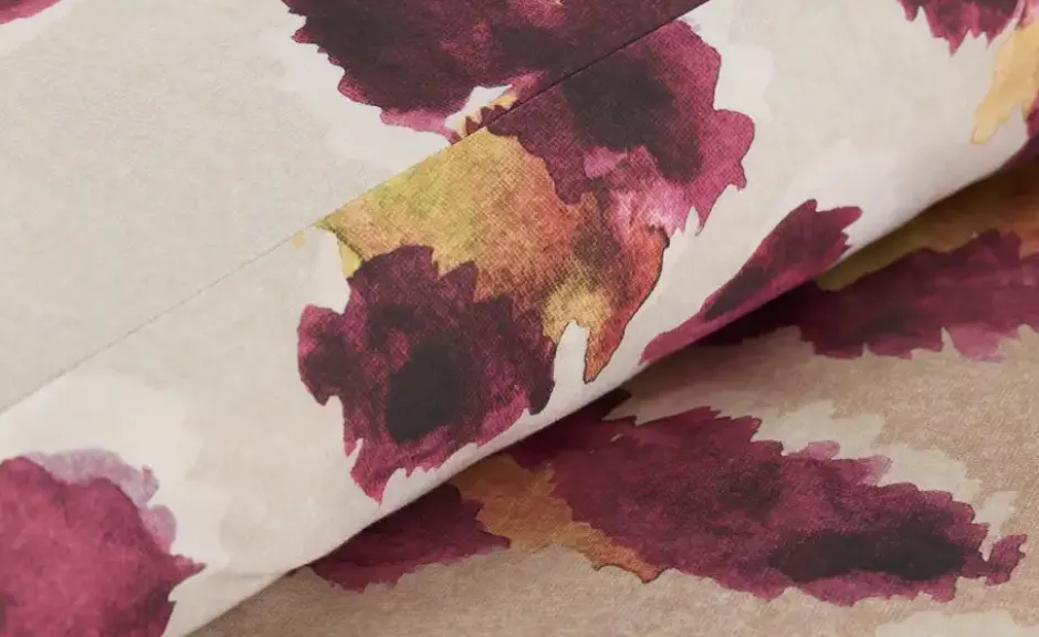 indigo Mako-Satin Bettwäsche Animalistic