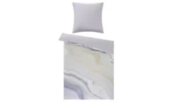indigo Mako-Satin Wende-Bettwäsche