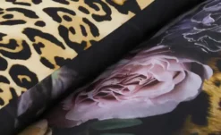 indigo Mako-Satin Wende-Bettwäsche Leo Love