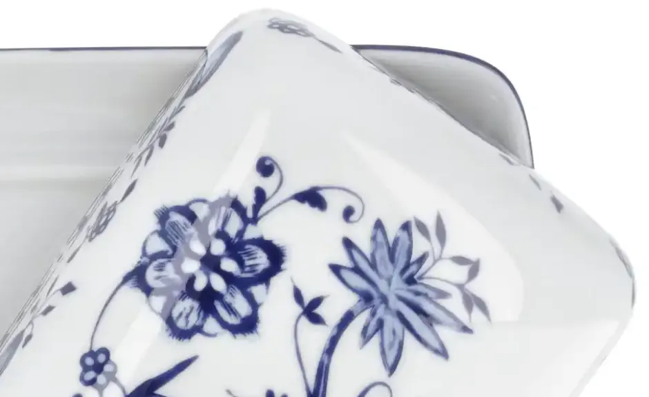 Kahla Butterdose "Rosella" Zwiebelmuster