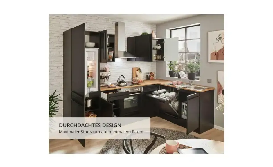 Küchenzeile mit E-Geräten