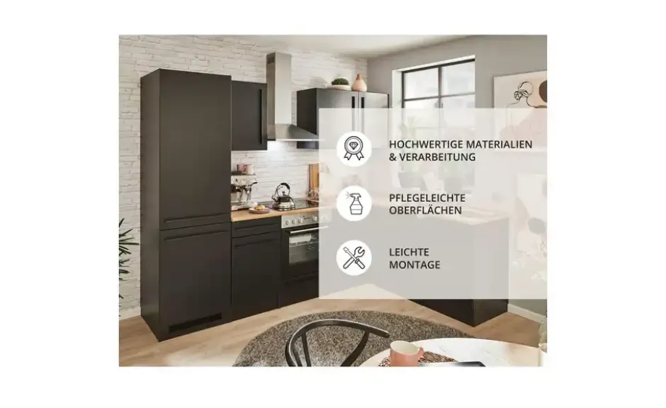 Küchenzeile mit E-Geräten