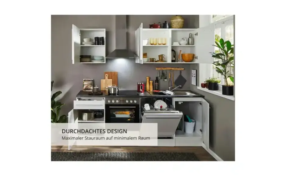 Küchenzeile mit E-Geräten
