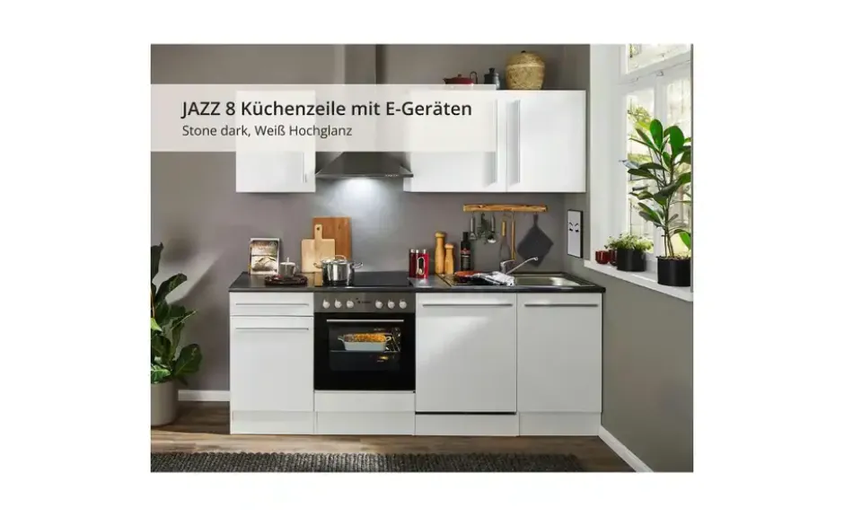Küchenzeile mit E-Geräten
