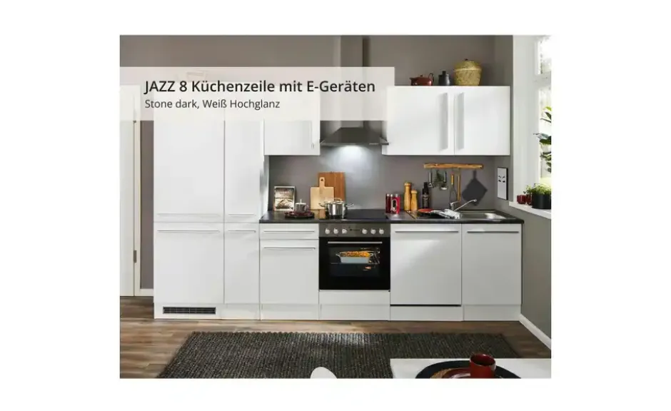 Küchenzeile mit E-Geräten