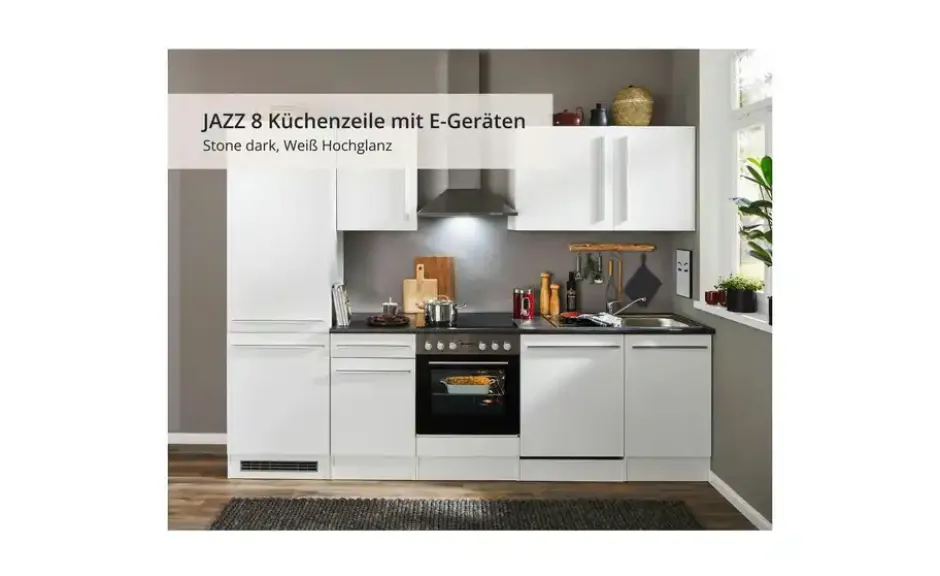 Küchenzeile mit E-Geräten