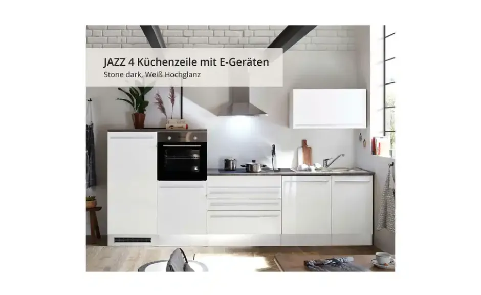 Küchenzeile mit E-Geräten