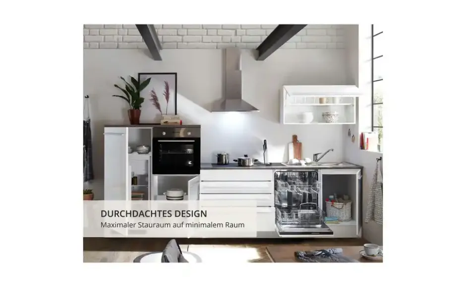 Küchenzeile mit E-Geräten