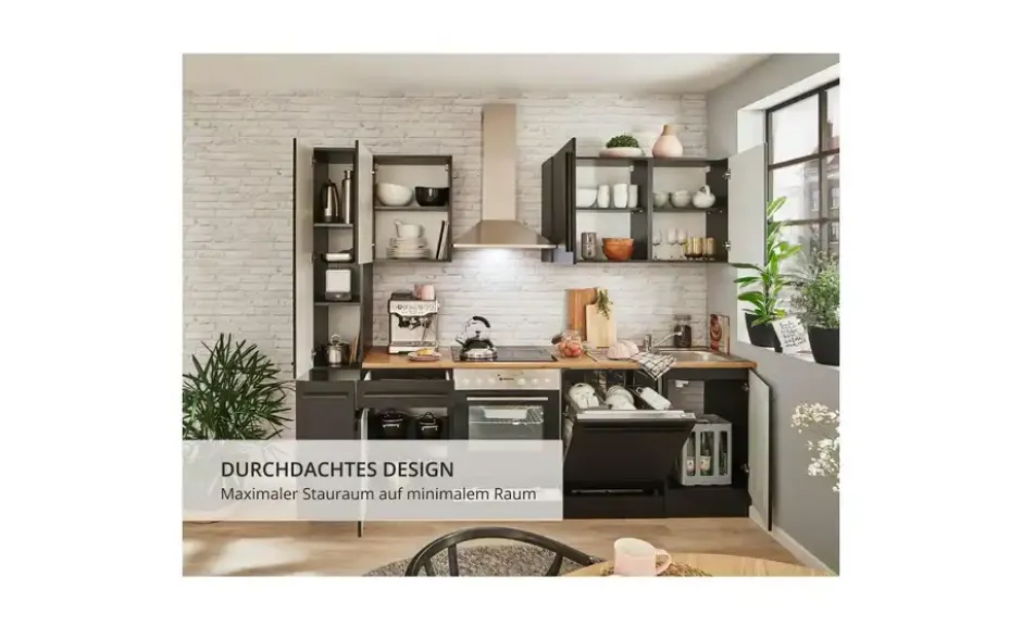 Küchenzeile mit E-Geräten