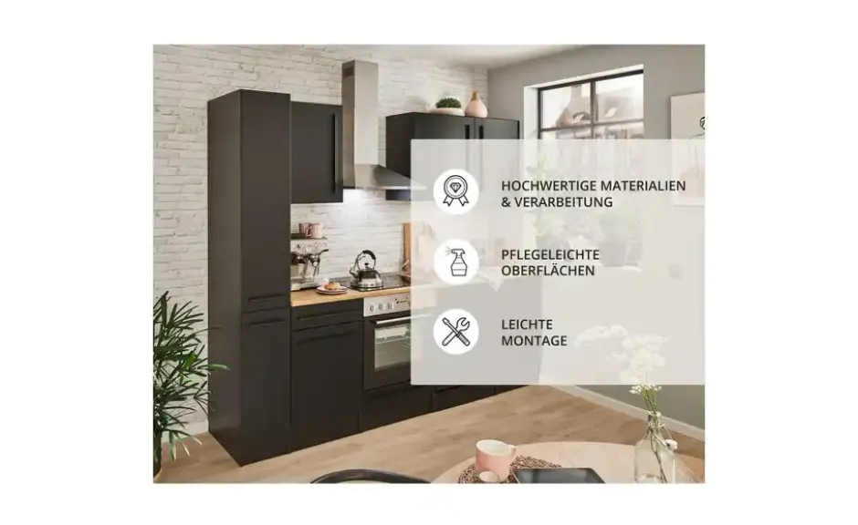 Küchenzeile mit E-Geräten