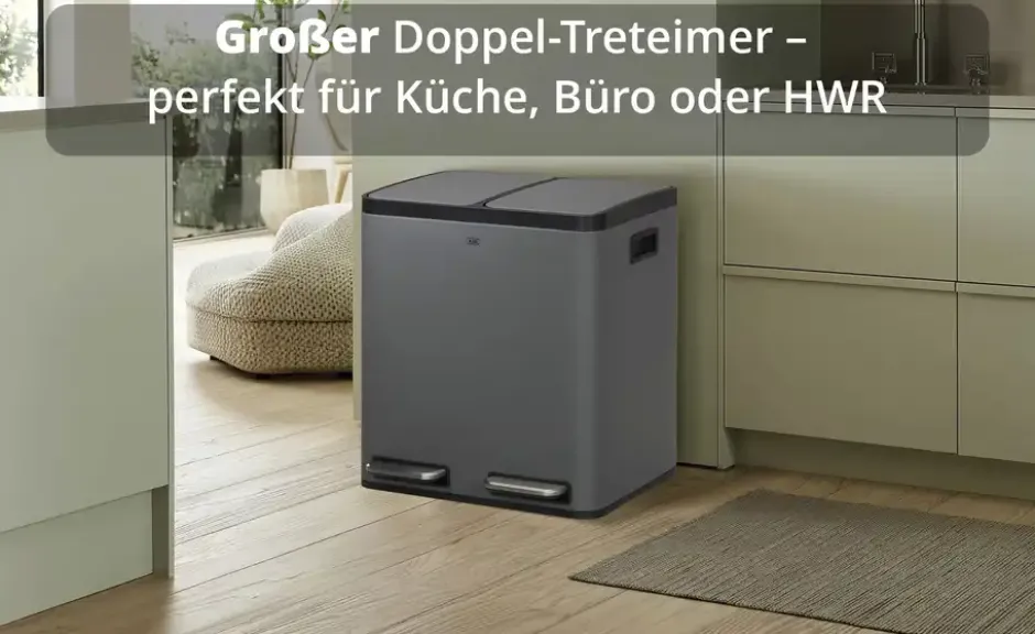 KHG Abfalleimer 2x15l