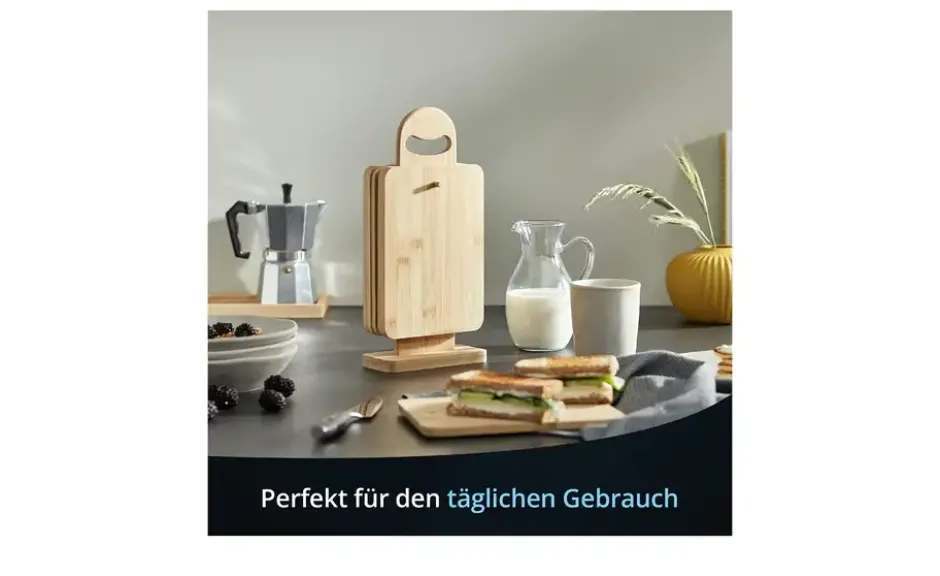 KHG Frühstücksbretterset, 7-teilig