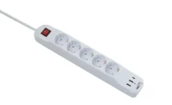 KHG Steckdosenleiste EE-5-3680-USB