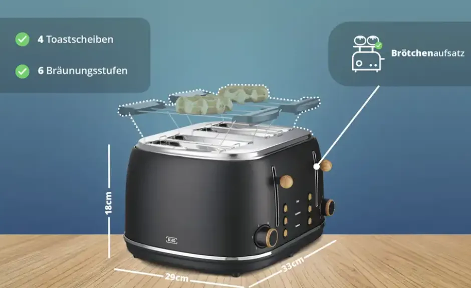 KHG Toaster TO-1500 MSH