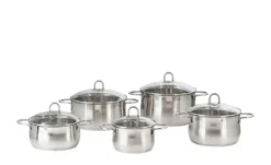 KHG Topfset, 5-teilig Platin