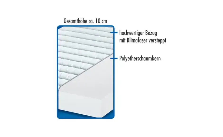 Kindermatratze ca. 70x140 cm Mondlicht