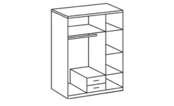 Kleiderschrank Duo