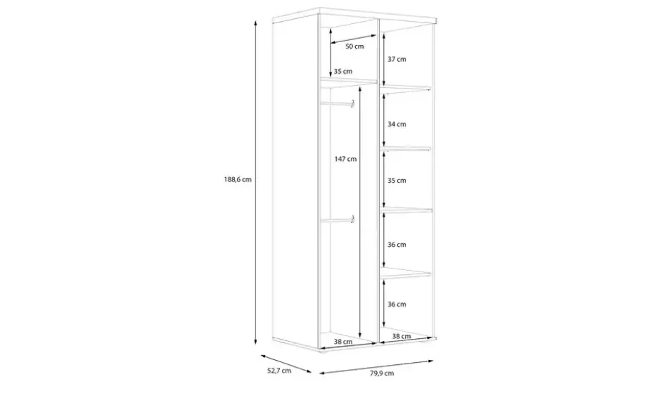 Kleiderschrank Jamaro