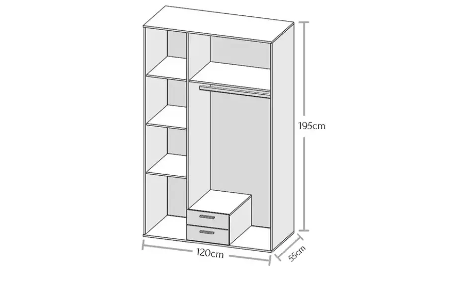 Kleiderschrank Karl