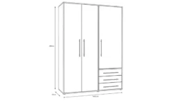 Kleiderschrank Mokkaro