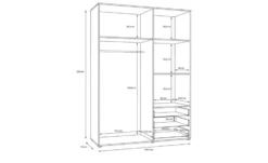 Kleiderschrank Mokkaro