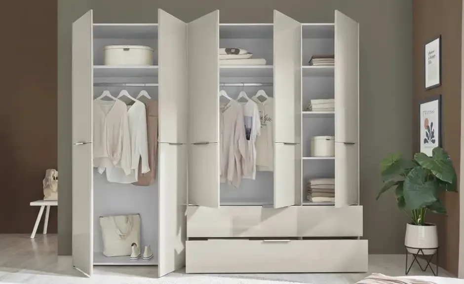 Kleiderschrank 5-türig Bari