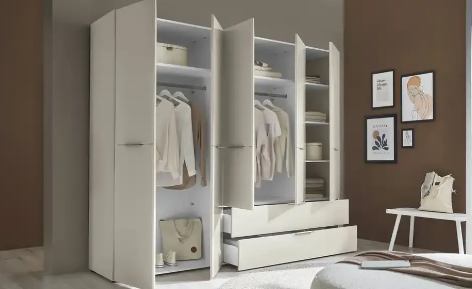 Kleiderschrank 5-türig Bari