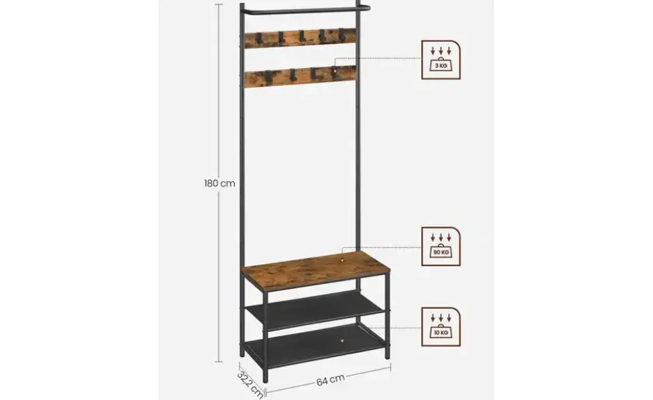 Kompaktgarderobe Bon