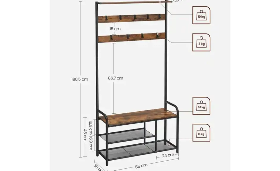 Kompaktgarderobe Darek