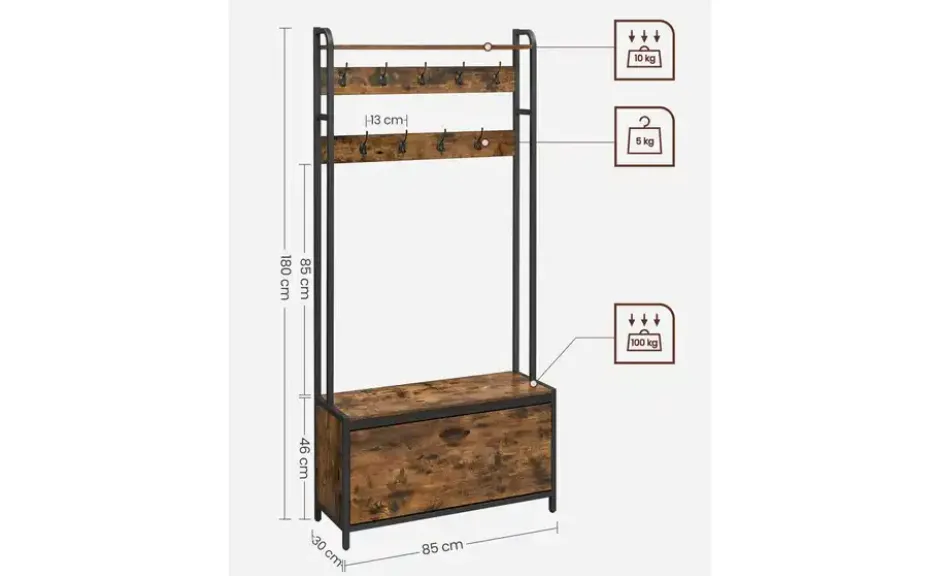 Kompaktgarderobe Inston