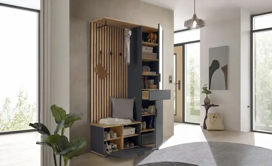 Kompaktgarderobe Mocha