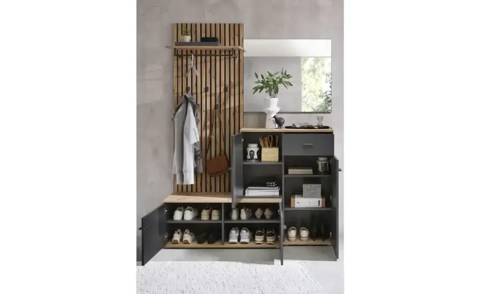 Kompaktgarderobe Mocha