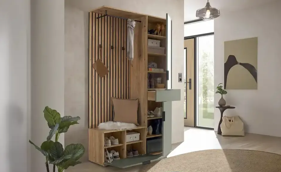 Kompaktgarderobe Mocha