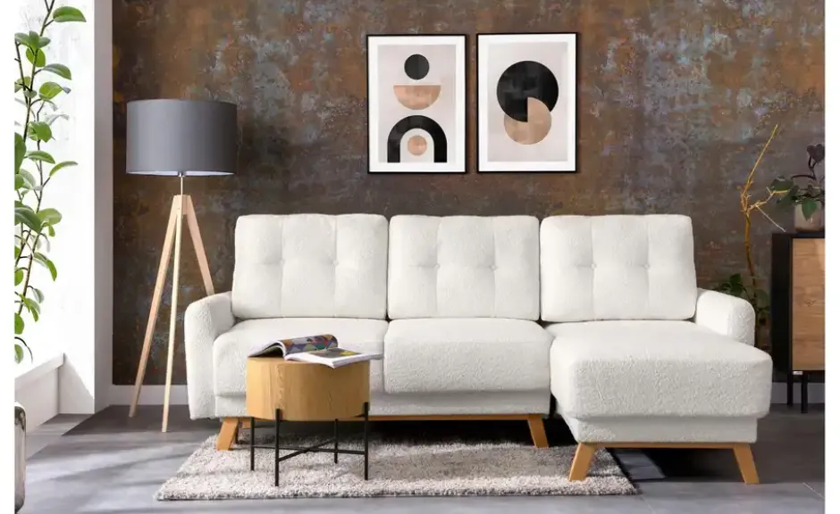 KONSIMO Ecksofa Visna