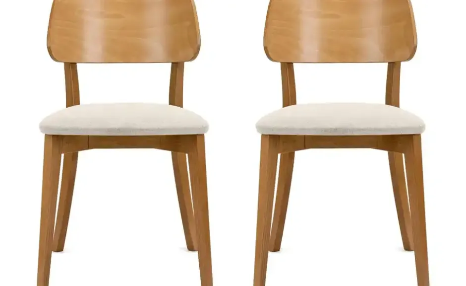 KONSIMO Holzstuhl 2er-Set
