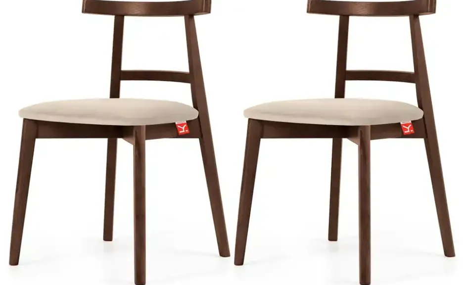 KONSIMO Holzstuhl 2er-Set