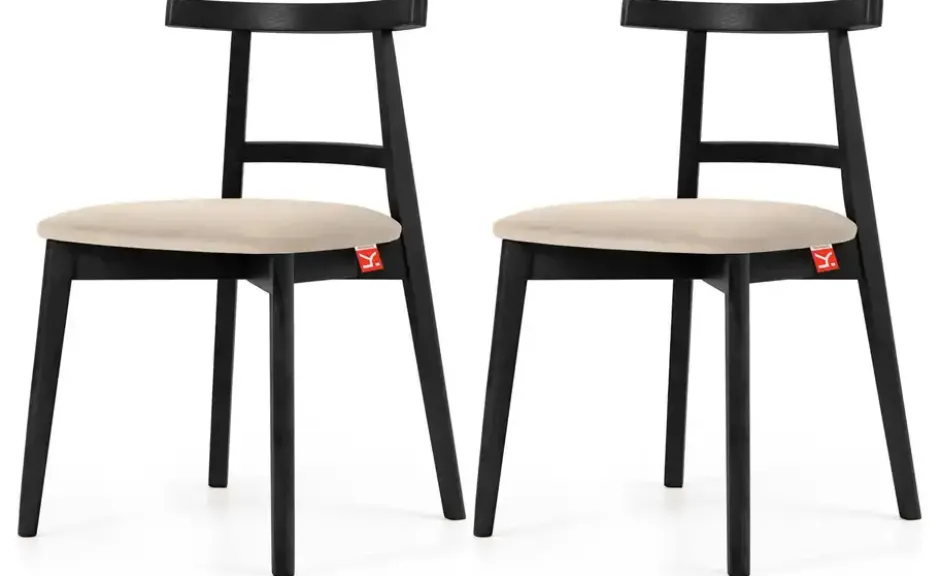 KONSIMO Holzstuhl 2er-Set