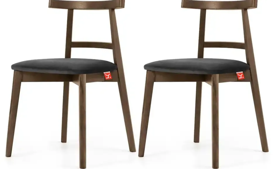 KONSIMO Holzstuhl 2er-Set