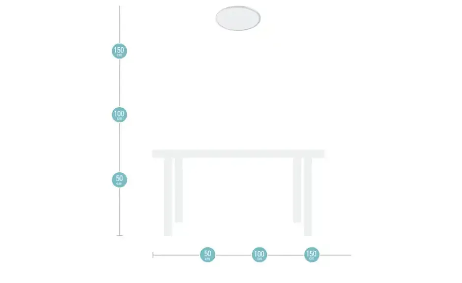 LED Deckenleuchte 1-flammig