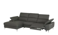 Leder-Ecksofa Danae klein