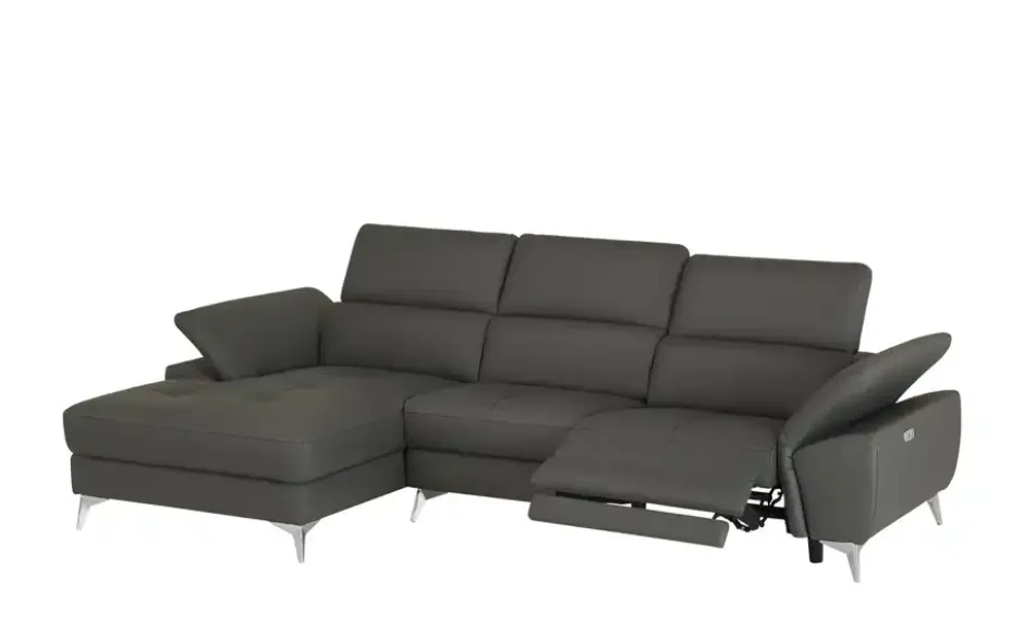 Leder-Ecksofa Danae klein