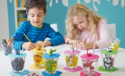LEONARDO Kinder Trink - Set 9-tlg. Löwe / Krokodil / Elefant Bambini