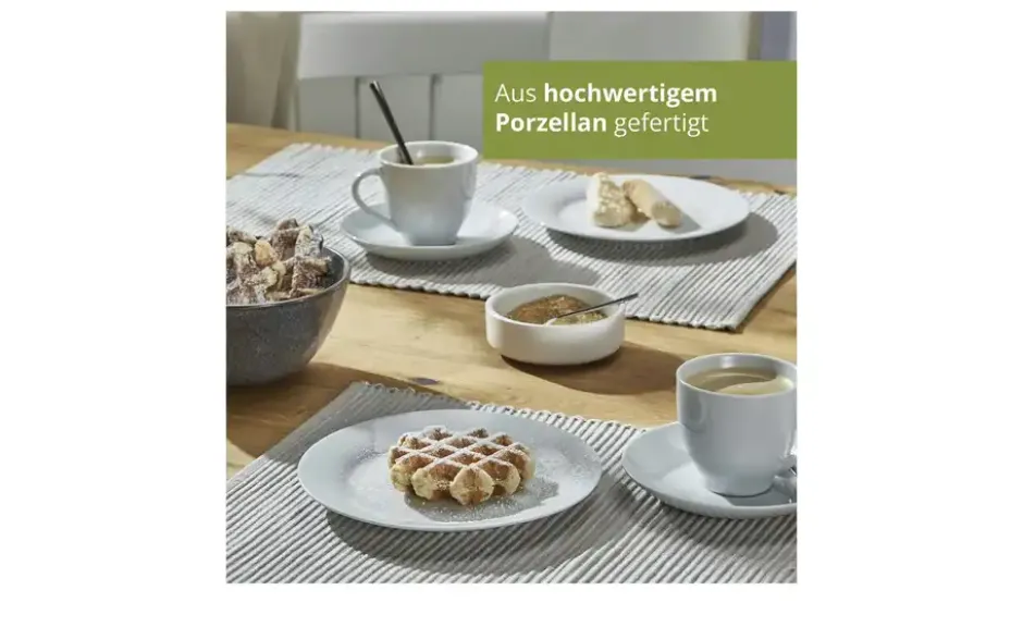 levelone Kaffeeservice,18-teilig Mira