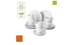 levelone Kaffeeservice,18-teilig Mira
