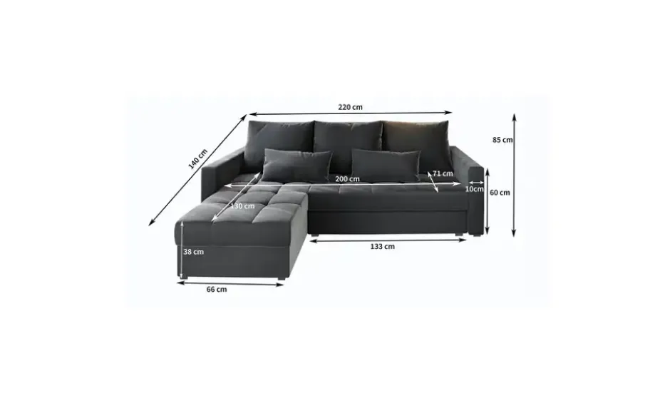 MASSENO Ecksofa Kos