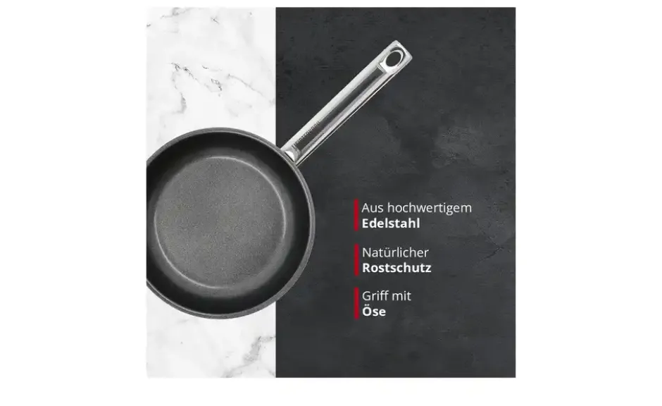 Meisterkoch Edelstahlpfanne 20 cm LINUS
