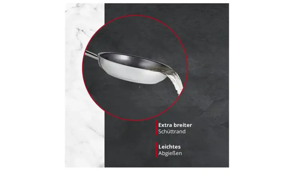 Meisterkoch Edelstahlpfanne 20 cm LINUS