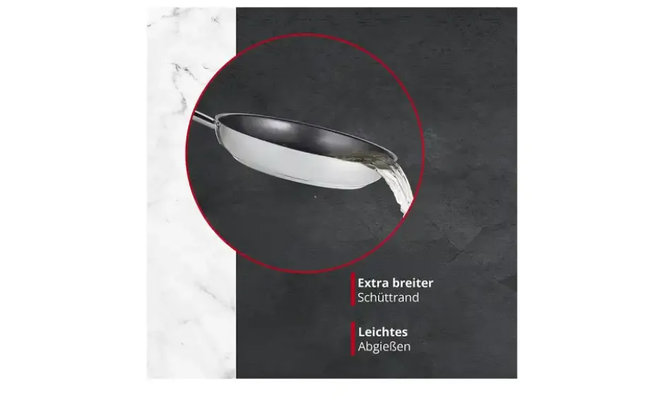 Meisterkoch Edelstahlpfanne 28 cm LINUS